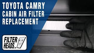 How to Replace Cabin Air Filter 2014 Toyota Camry  AQ1102C [upl. by Enilecram]