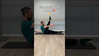 Core exercises for dancers‼️ balletcore coreworkout balletdance pilates [upl. by Anabella]