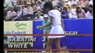 Gabriela Sabatini vs Anne White Tampa 1985 22 [upl. by Aseen]