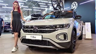 2023 VW TRoc 15 Style SUV 150 HP  Interior Exterior Walkaround  Sofia Motor Show [upl. by Enifesoj]