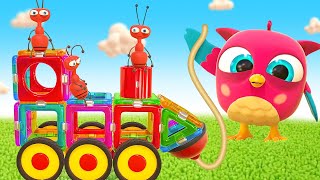 ¡Aprende los colores y juega a los coches Dibujos animados para niños Búho Hop Hop [upl. by Niarda]