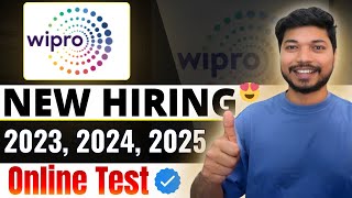 Wipro Hiring 2023 2024 2025 Batch – Apply Now for Off Campus  Job4freshers [upl. by Lipkin]