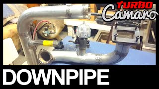 1967 Camaro  Custom Fabricated Turbo Up amp Downpipe for Chevy 250 Inline 6 [upl. by Parthenia]