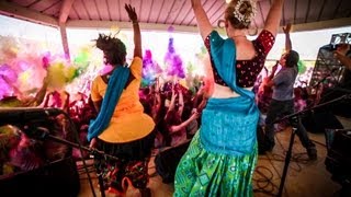 KIRTANIYAS  Nitai Gauranga feat MC Yogi  Festival of Colors OFFICIAL HOLI [upl. by Yekcaj]