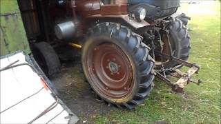 Трактор ДТ20 Запуск tractor DT20 start [upl. by Levey71]