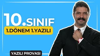 10SINIF 1Dönem 1Yazılı  Ortak Sınav Soruları  Türk Dili ve Edebiyatı Dersi [upl. by Alian500]