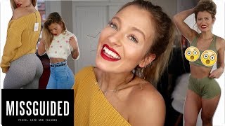 MISSGUIDED UNBOXING HAUL amp TRY ON A SeeThrough Experience 🤔 [upl. by Tica]