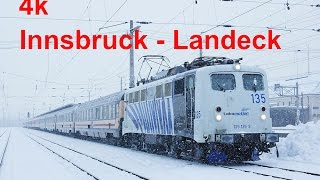 4k Cabride  Führerstandsmitfahrt Innsbruck  Ötztal  ImstPitztal  LandeckZams [upl. by Gelasius]