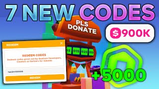 NEW WORKING ALL CODES FOR PLS DONATE IN 2024 AUGUST ROBLOX PLS DONATE CODES [upl. by Nilat]