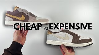 CHEAP VS EXPENSIVE YEAR OF THE RABBIT NIKE JORDAN 1 SNEAKER COMPARISON [upl. by Bob44]