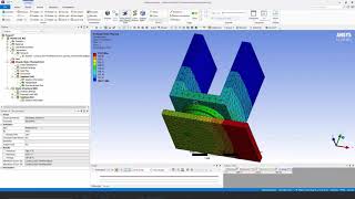 ThermoStructural Analysis in ANSYS Mechanical [upl. by Nelon430]