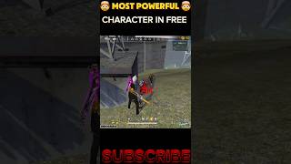 MOST POWERFUL 🤯 CHARACTER IN FREE FIRE 😱 foryou foryoubage freefire shortfeed short [upl. by Adriell907]