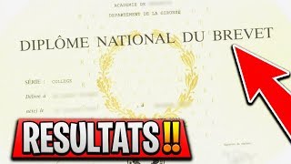 MES RÉSULTATS AU BREVET 2018  CATASTROPHE [upl. by Fowle]