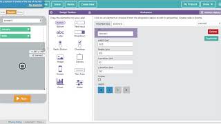 Creating a Calendar in Codeorg App Lab  Part 1 [upl. by Gnoud54]