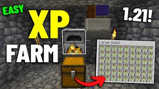 EASIEST XP FARM Minecraft 121 Java And Bedrock [upl. by Nabla605]