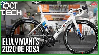 Elia Viviani’s De Rosa SK Pininfarina  Bikes of the Peloton [upl. by Nilac]