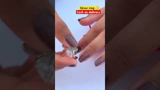 Silver ring 💍 70 discount ytshorts youtubeshorts [upl. by Tippets893]