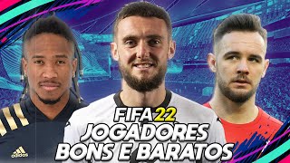 10 JOGADORES BONS E BARATOS para o MODO CARREIRA FIFA 22 [upl. by Kieger]