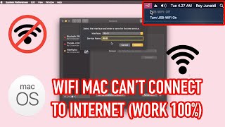 WiFi Not Working On MacBook [upl. by Ahsenre]