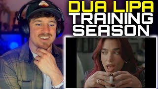 Dua Lipa  Training Season Official Music Video FIRST TIME REACTION [upl. by Aleicarg261]