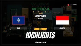 Guam vs Indonesia HIGHLIGHTS IESF World Esports Championship 2024  IDN VS GUM ESPORTSTV [upl. by Drucilla]