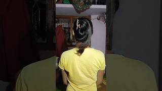 Claw clip tutorial with long hair hairstyle shorts [upl. by Miguel]