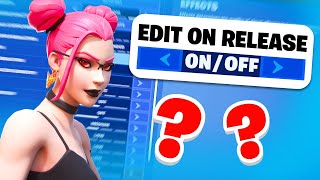 How To Improve With Edit On Release OFF [upl. by Pritchard397]