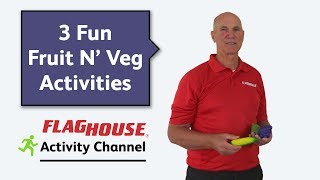 3 Fun Fruit N Veg Phys Ed Activities Ep 37  Fruit N Veg [upl. by Raybin]