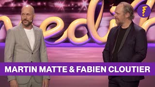 ÊTRE VÉGÉTARIEN  MARTIN MATTE amp FABIEN CLOUTIER  GALA COMEDIHA FEST [upl. by Weismann]