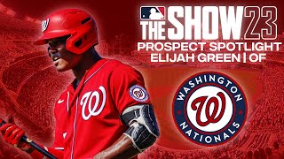 Elijah Green  PROSPECT SPOTLIGHT 1  MLB THE SHOW 23 [upl. by Aierb]