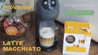 LATTE MACCHIATO DOLCE GUSTO  220 ml de Café com leite ou Leite com CHOCOLATE🤔Casinhadamimi [upl. by Uaerraj]