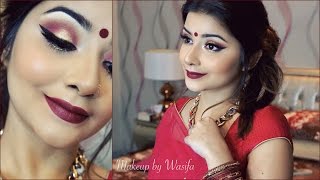 POHELA BOISHAKHBengali new year 2017 Makeup look [upl. by Bearce]