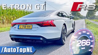 AUDI RS ETRON GT  0250 ACCELERATION amp TOP SPEED by AutoTopNL [upl. by Nnylidnarb]