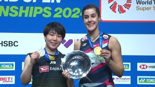 All England 2024 WS Final  Akane Yamaguchi Vs Carolina Marin [upl. by Mufi974]