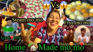 Home 🏠 made momoLocal😎StyleKate😄hasyako hola😍Sane layMeetup❣️SaGaRSKVlog [upl. by Ahsenrac]