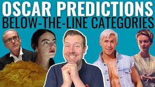 Early Oscar Predictions 2024  BelowtheLine Categories [upl. by Eltsirhc]