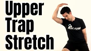 Upper Trap Stretch for Neck Stiffness and Headaches  San Diego Chiropractic [upl. by Azirb594]