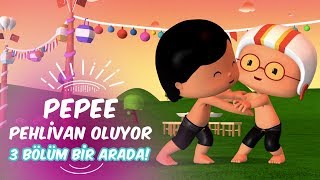 Pepee Pehlivan Oluyor Pepee Leliko ve Pisi İle 3 Bölüm Bir Arada  Düşyeri [upl. by Edras]