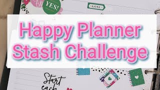 Im Participating in creativelylisamarie Happy Planner Stash Challenge  flowerpower [upl. by Howlan]