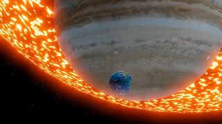 Earth vs Biggest Planet vs Sun Size Comparison  3d Animation Comparison [upl. by Annahpos]