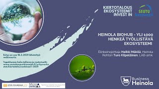 Heinola Biohub  Yli 1000 henkeä työllistävä ekosysteemi [upl. by Siward]