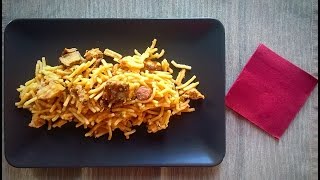 Fideos con restos de barbacoa [upl. by Pete]