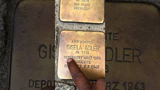 Stolpersteine  Stumbling Stones in Germanys street germany history berlin information tamil [upl. by Katharine823]