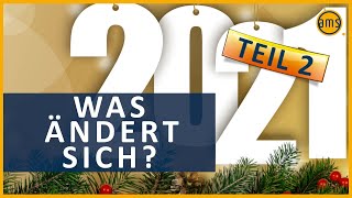 Das ÄNDERT sich 2021 bei Finanzen Steuern und Förderungen  2 [upl. by Nalaf]