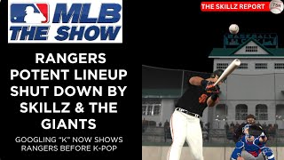 MLB The Show 22 Giants Keep Perfect Exhibition Season Intact Roll Rangers 30 [upl. by Jaclin335]