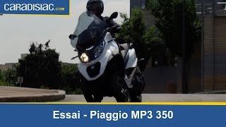 Essai  Piaggio MP3 350  la cylindrée idéale [upl. by Esilehc]