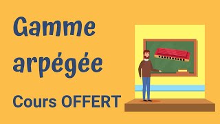 Jouer une gamme arpégée  cours dharmonica OFFERT [upl. by Alehs697]