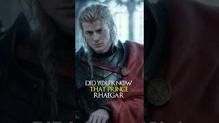 Why Rhaegar Targaryen loved by everyone shorts gameofthrones houseofthedragon asongoficeandfire [upl. by Leuas]