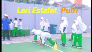 Lari Estafet Putri [upl. by Ellard]