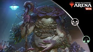 BlackGreen Golgari Saproling Fungus Tribal  MTG Arena Gameplay and Guide [upl. by Aihsekal]